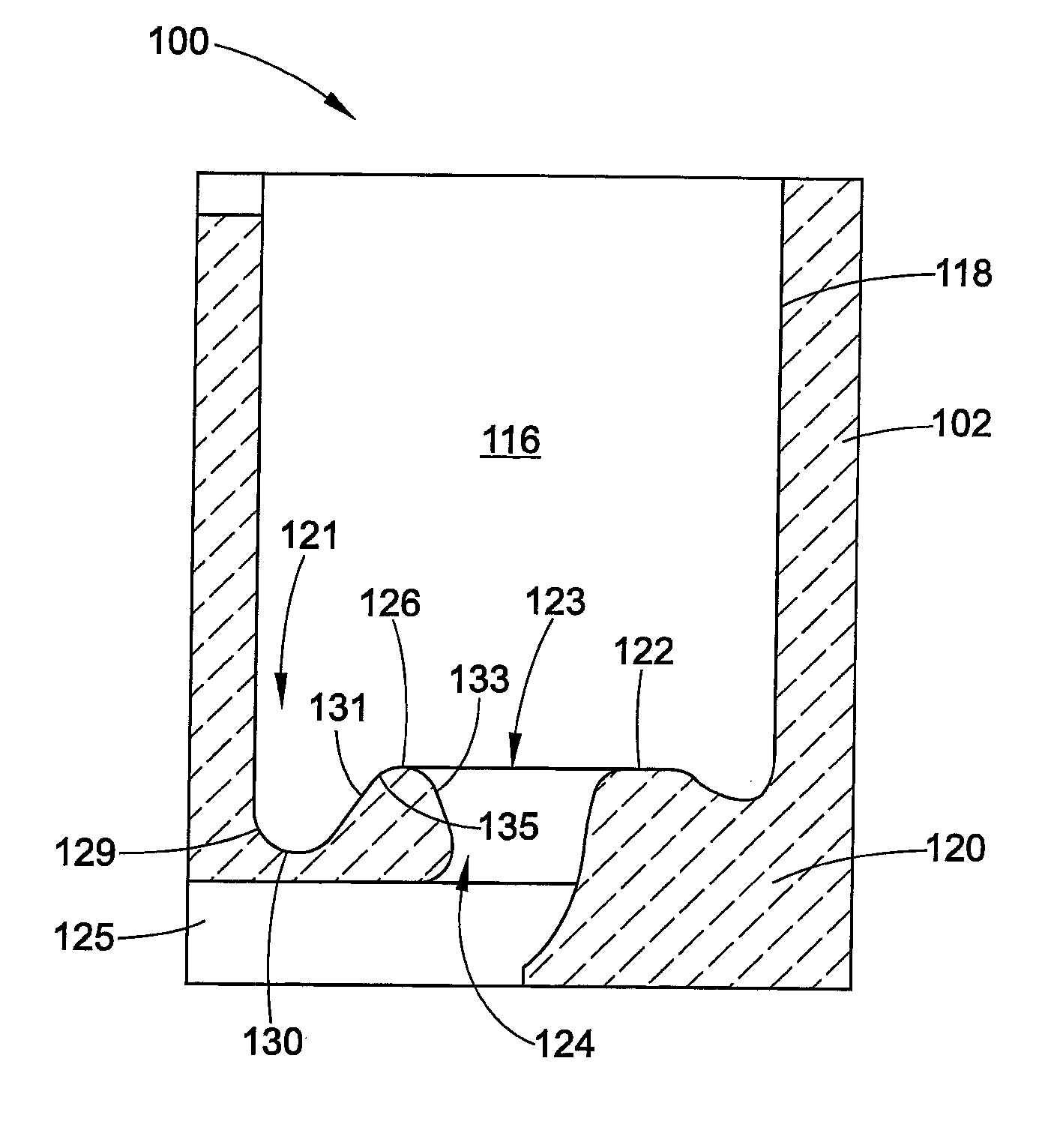 Impact resistant scrap submergence device