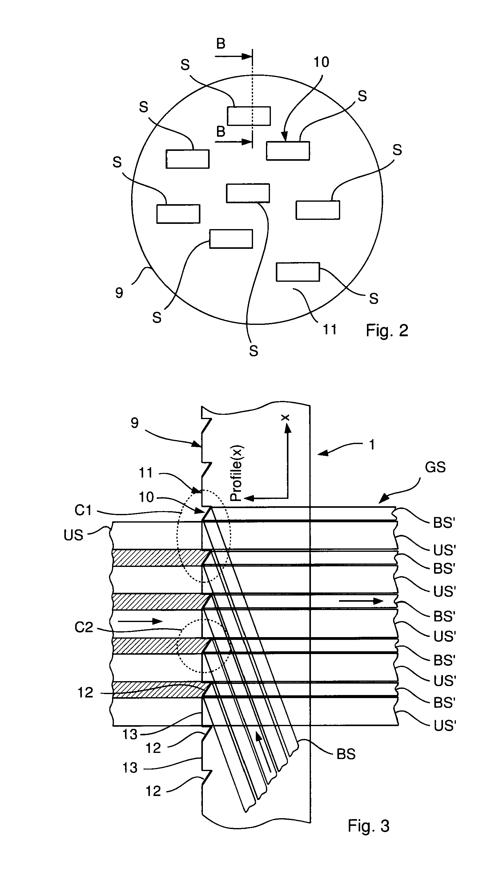 Beam combiner for use in a head-mounted display device and beam splitter