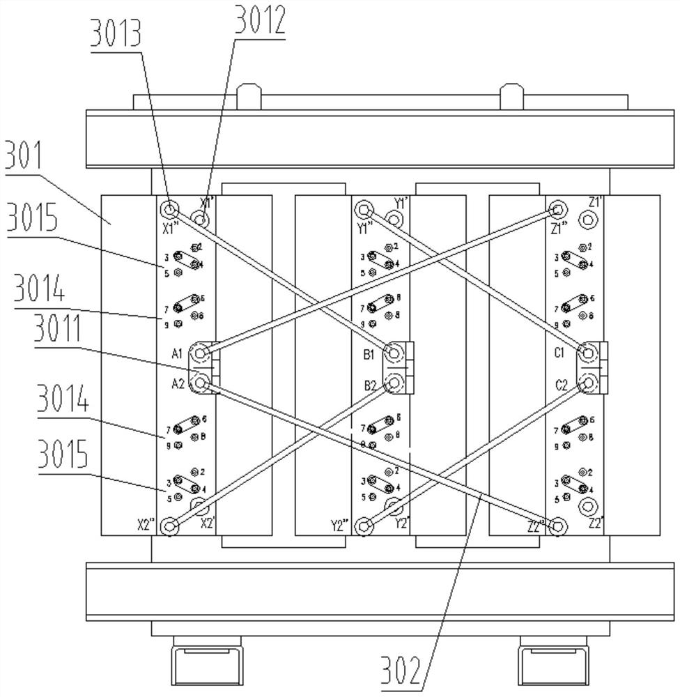 Variable-flux voltage-regulating rectifier transformer for electric car