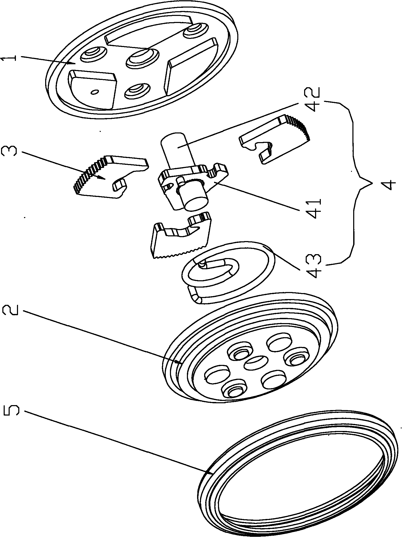 Car seat angle adjuster with improved structure