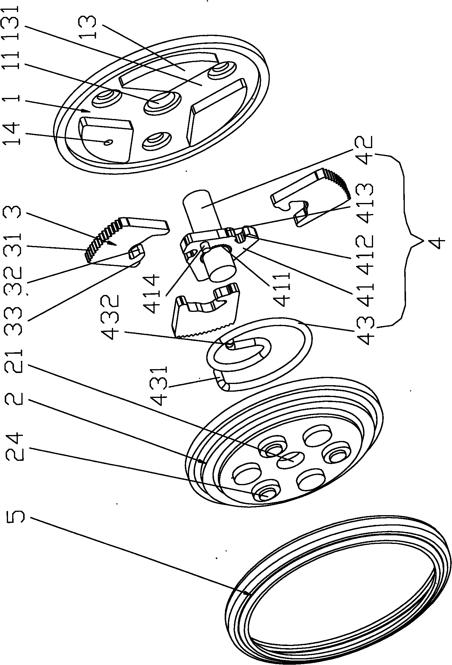 Car seat angle adjuster with improved structure