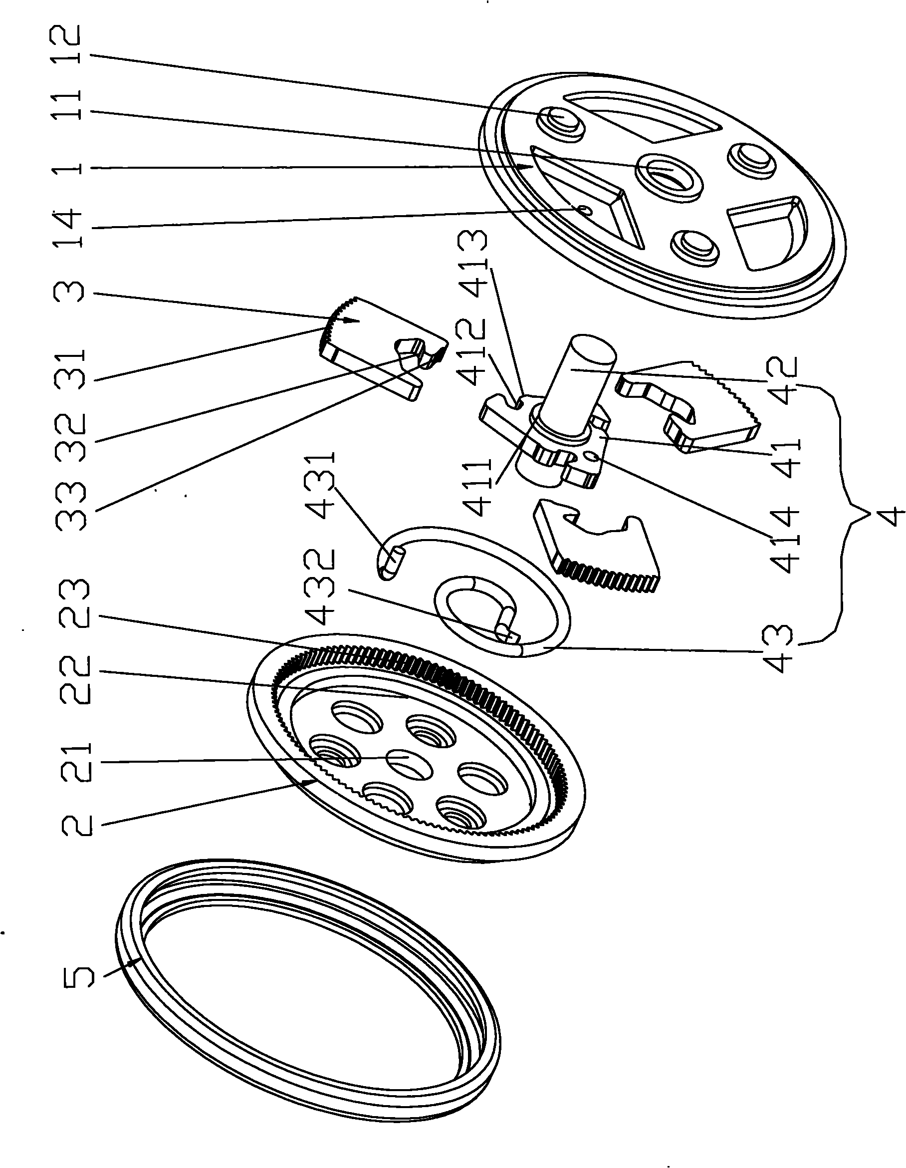 Car seat angle adjuster with improved structure