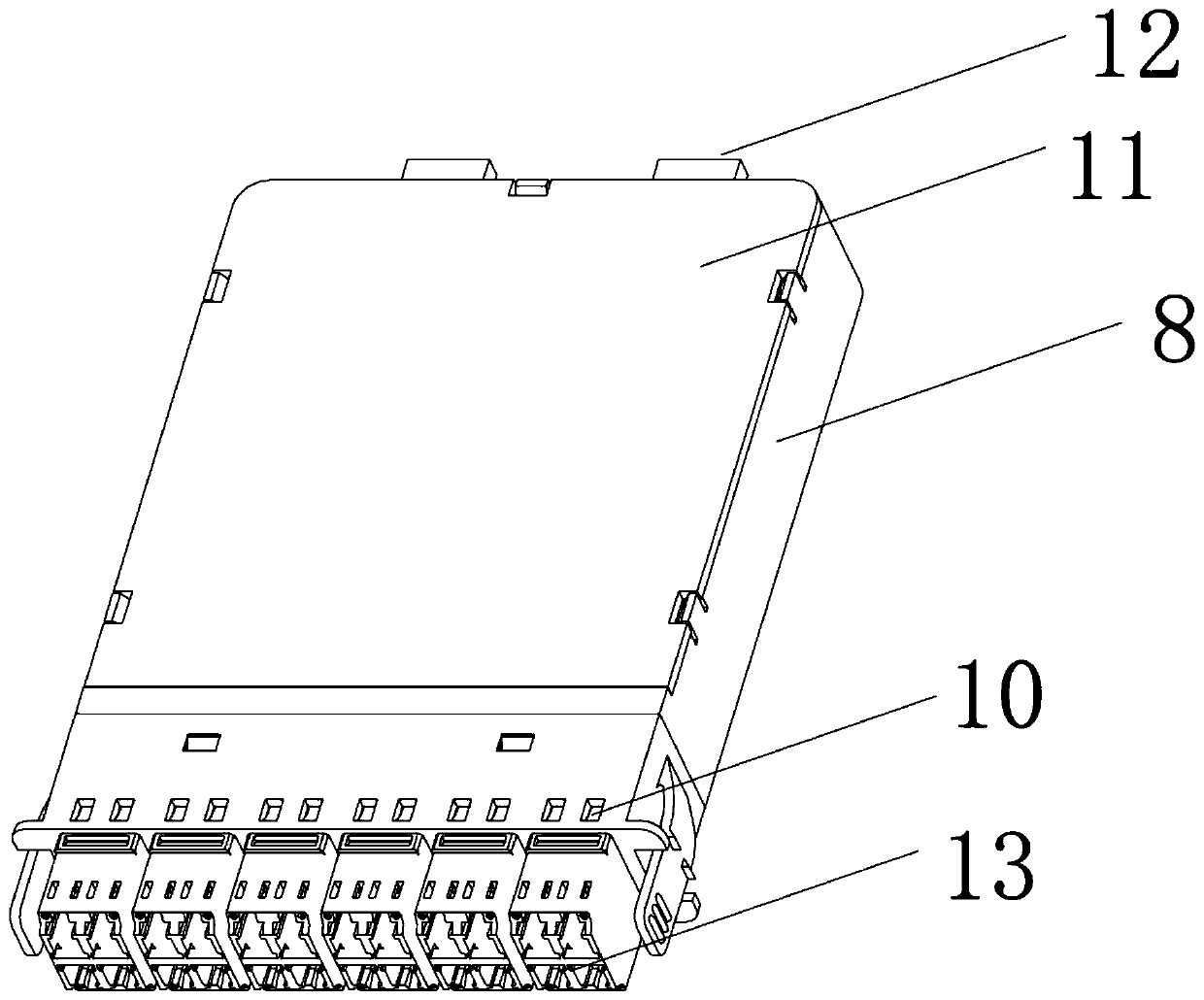 MPO optical fiber pre-terminated module box