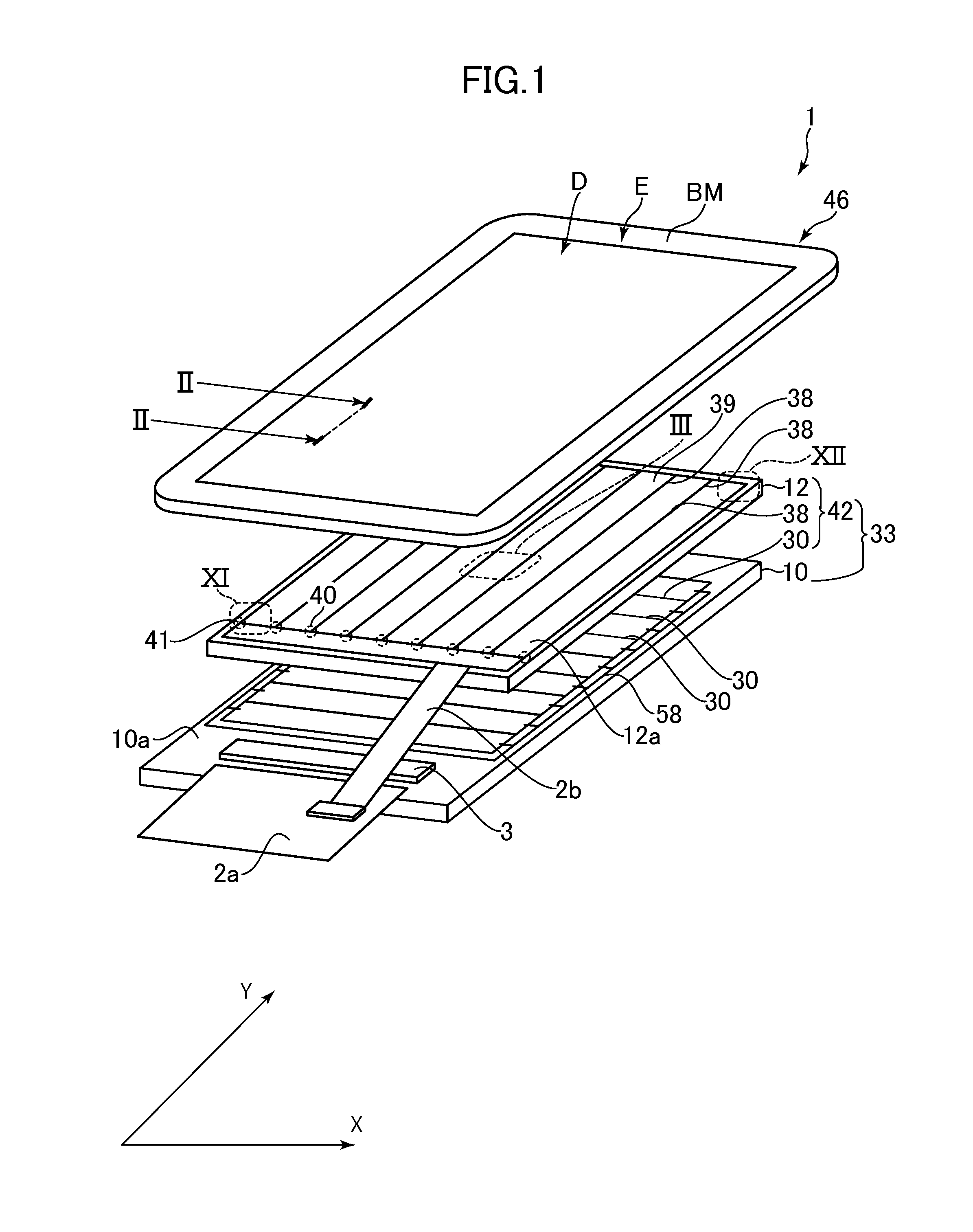 Touch panel and liquid crystal display device having the touch panel