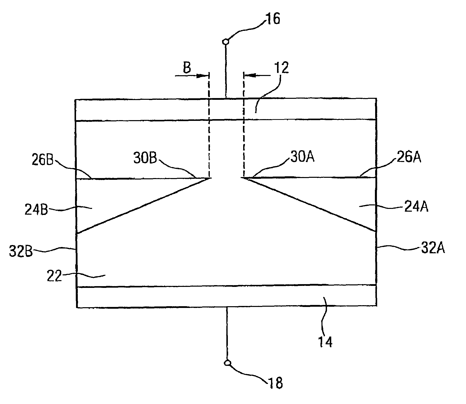 Resistive device and method for its production