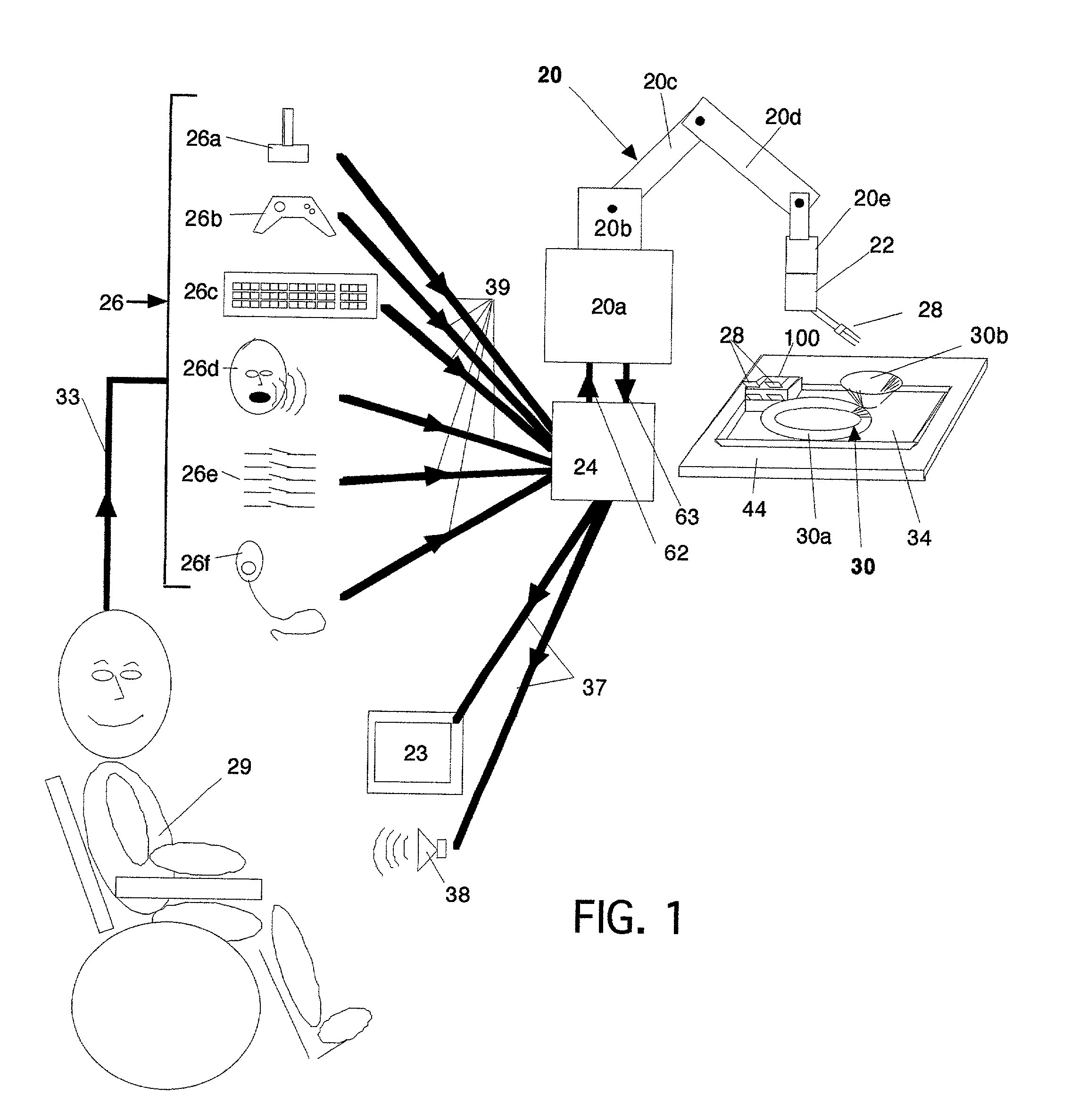 Self-feeding apparatus with hover mode