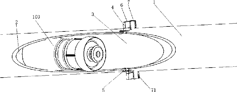 Pneumatic pipeline transmission system and method for putting in and taking out transmission carrier