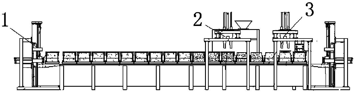 Sand cleaning mechanism for sand mold sleeve box