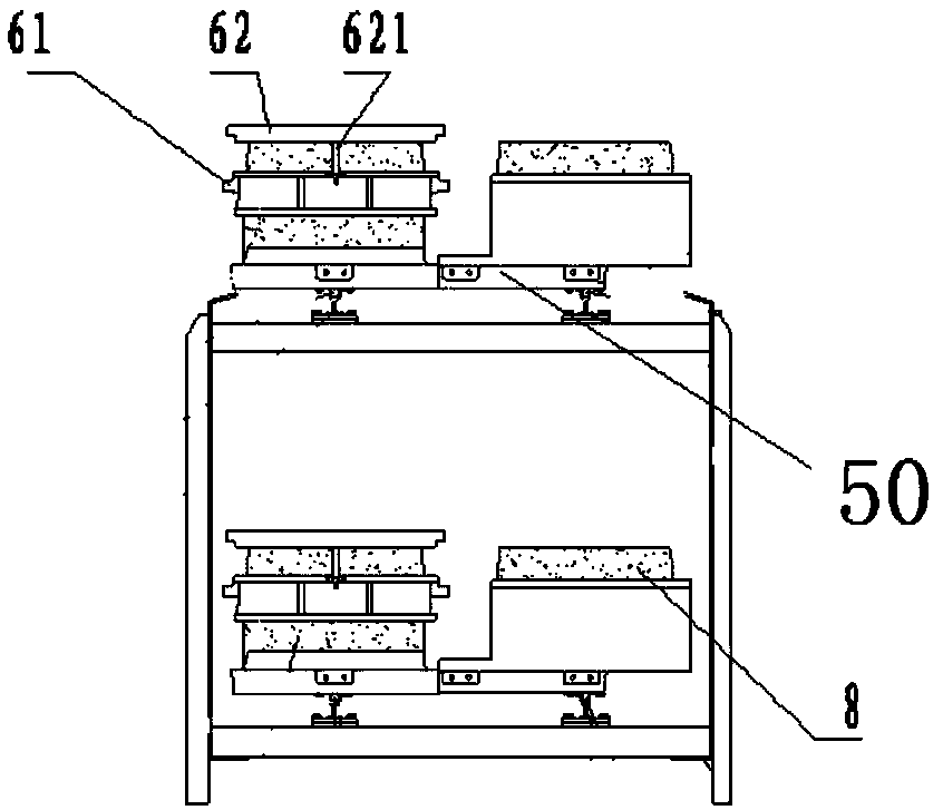 Sand cleaning mechanism for sand mold sleeve box