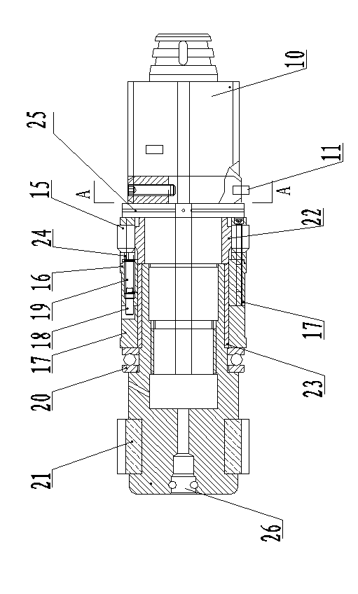 Pull boring processing method and device of cylinder barrel of thin-walled slender hydraulic cylinder