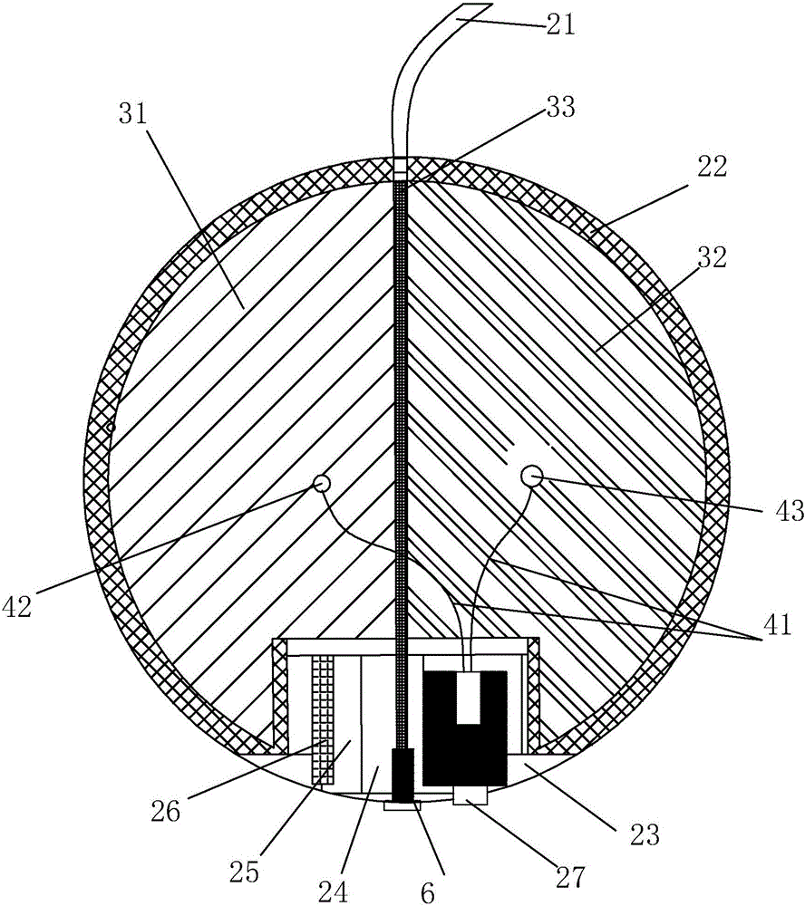 Suspension type 3D printing lamp for simulating moon phase changes