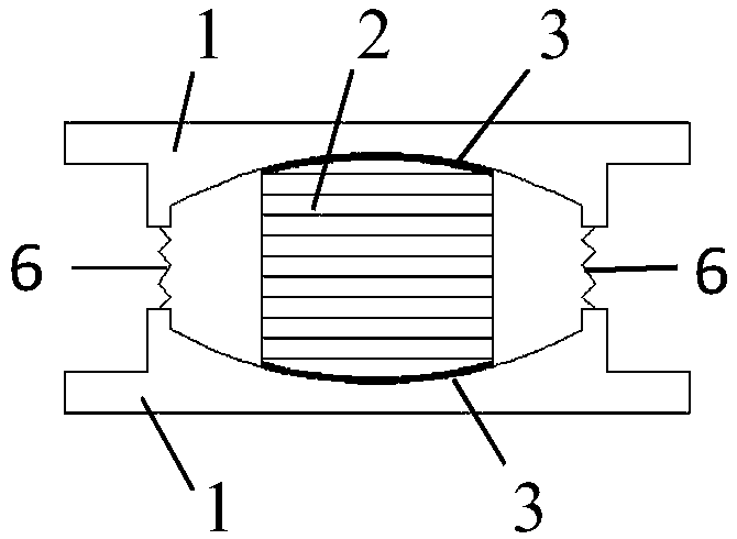 Anti-pulling three-dimensional rubber friction-pendulum earthquake-isolation support