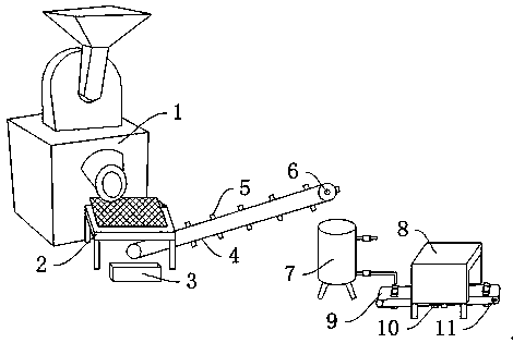 Device for enabling industry and construction solid waste to be solidified into building material and technology thereof