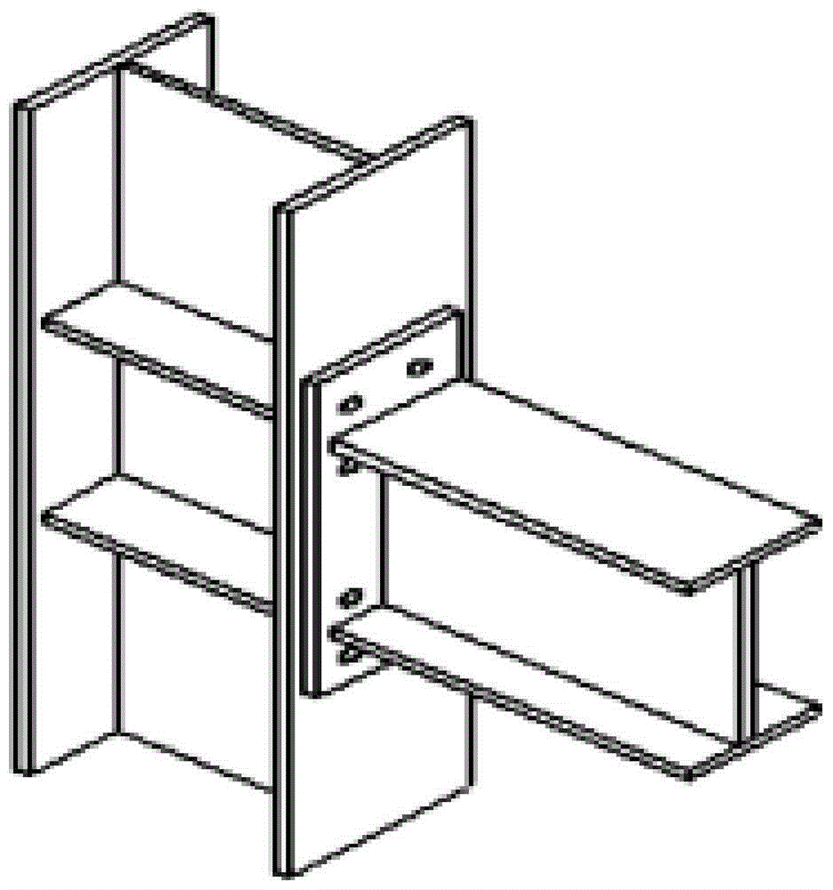 Cast steel modular connectors and connecting nodes for beam-to-column connections in steel structures