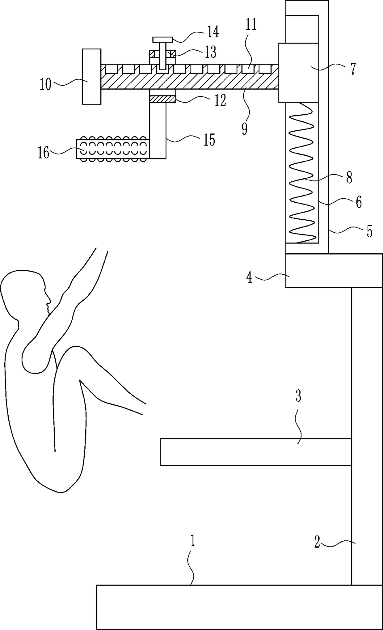 Hipbone joint exercise equipment for medical nursing