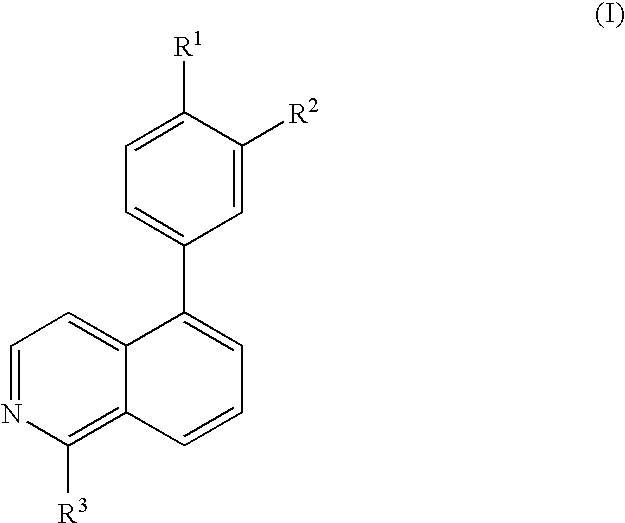 Substitute isoquinolines useful in the treatment of diseases such as cancer and atherosclerosis