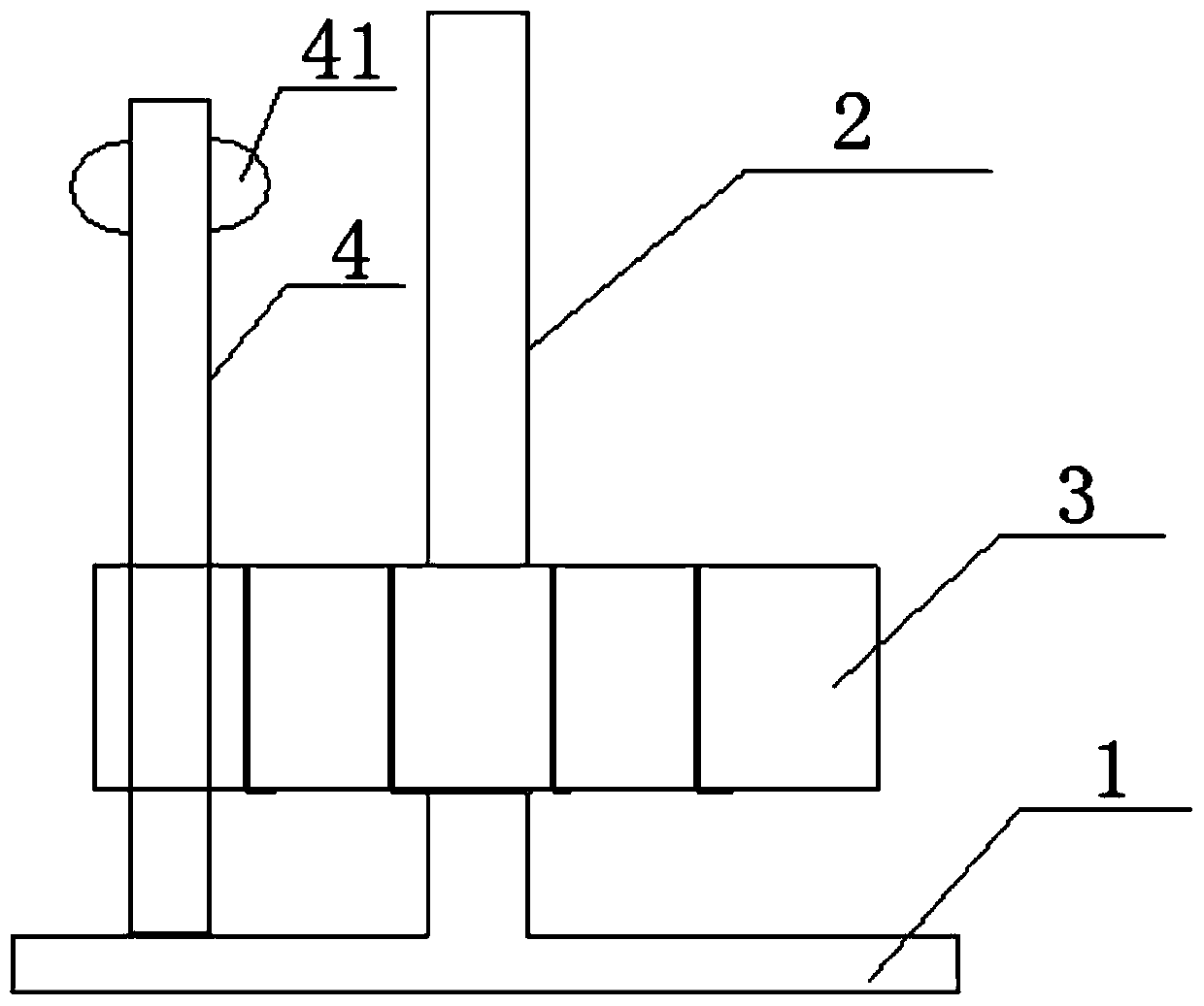 On-site positioning device for a turret type fall arrester