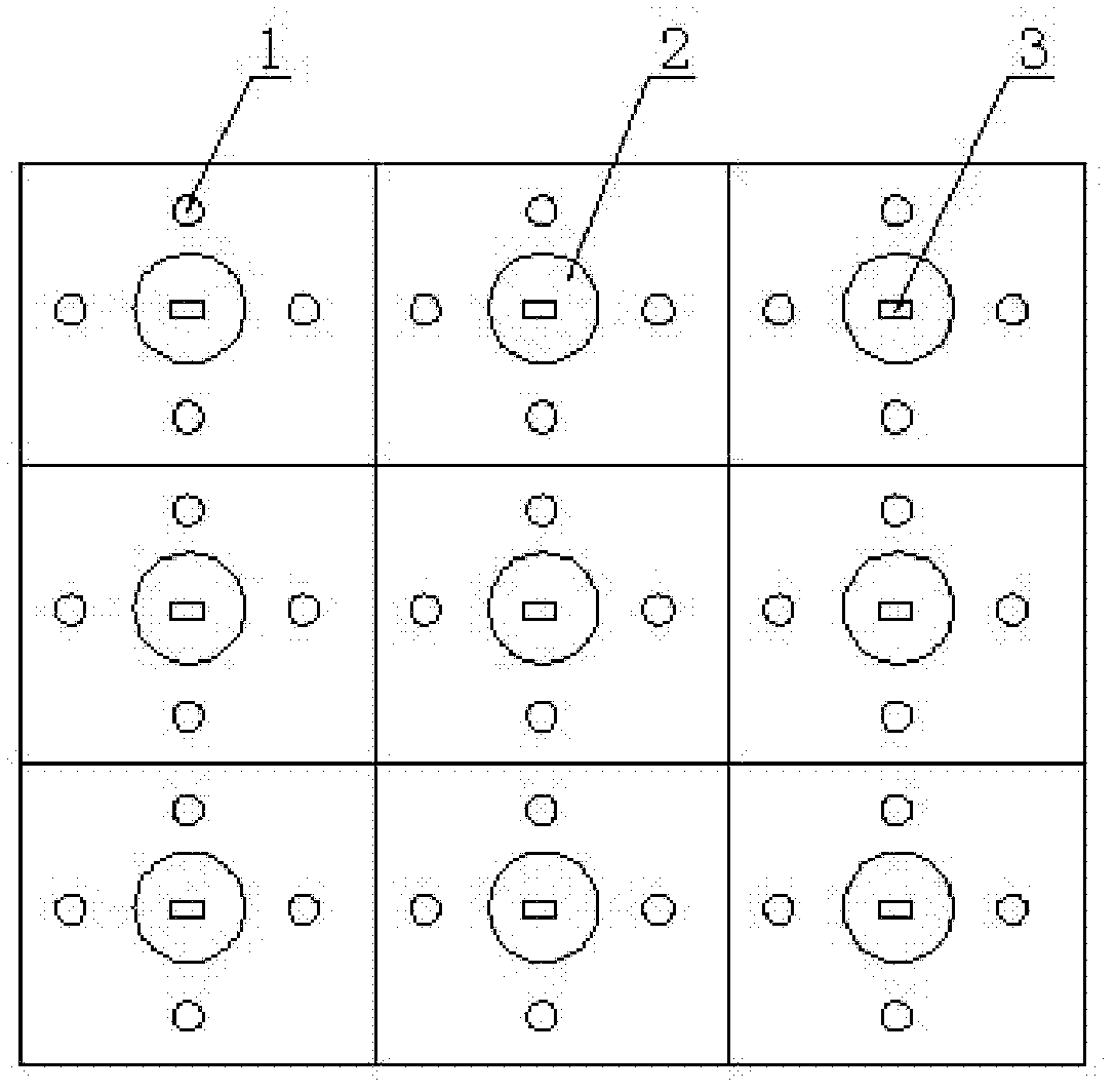 Real time monitoring strengthening method preventing pile foundation from descending