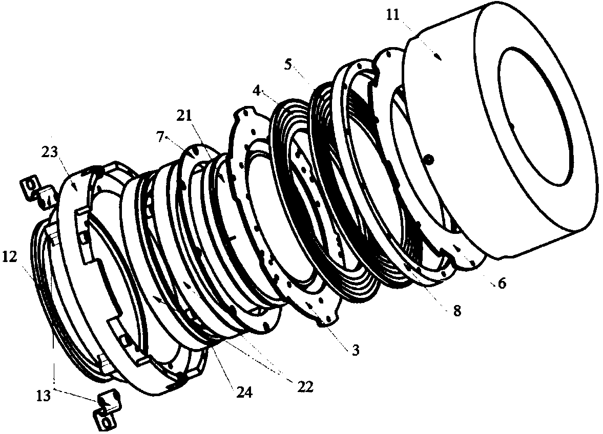 Absolute code disc coarse code correction method