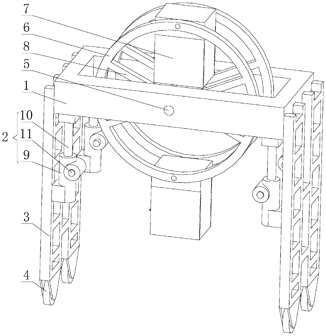 A lift truck for electrical equipment