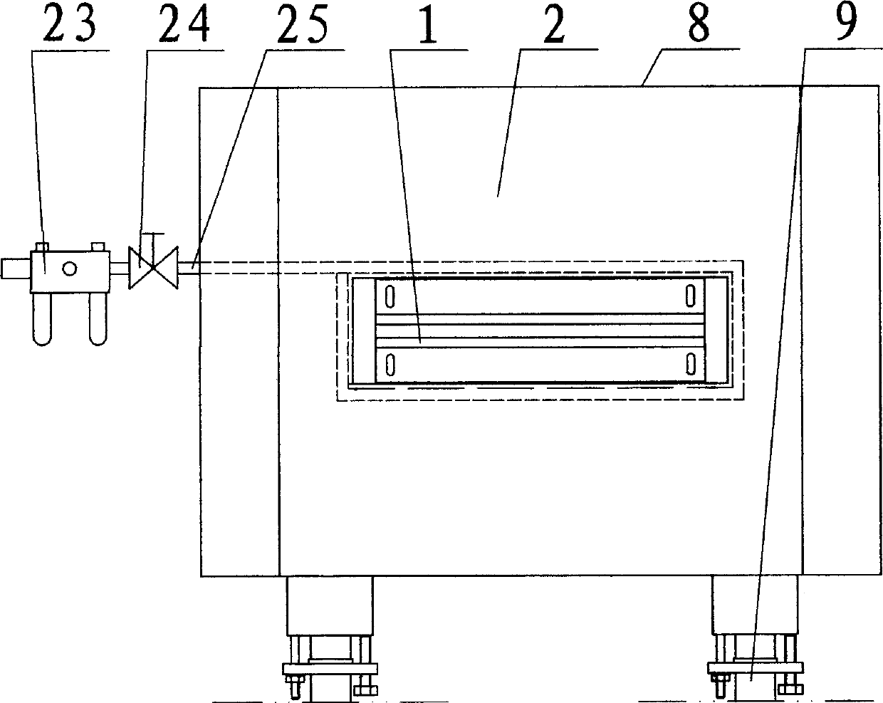 Super strength high molecule fibre intelligent high temperature thermo-setting machine