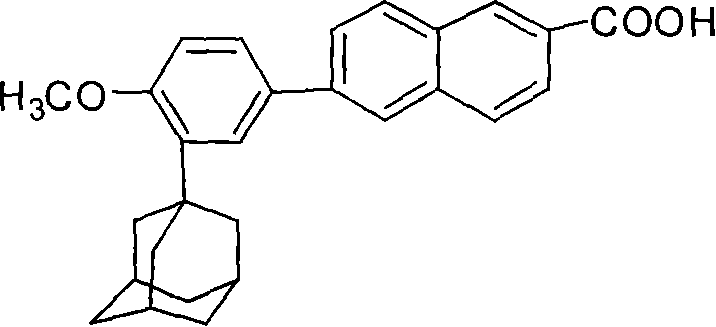 Method of preparing adapalene