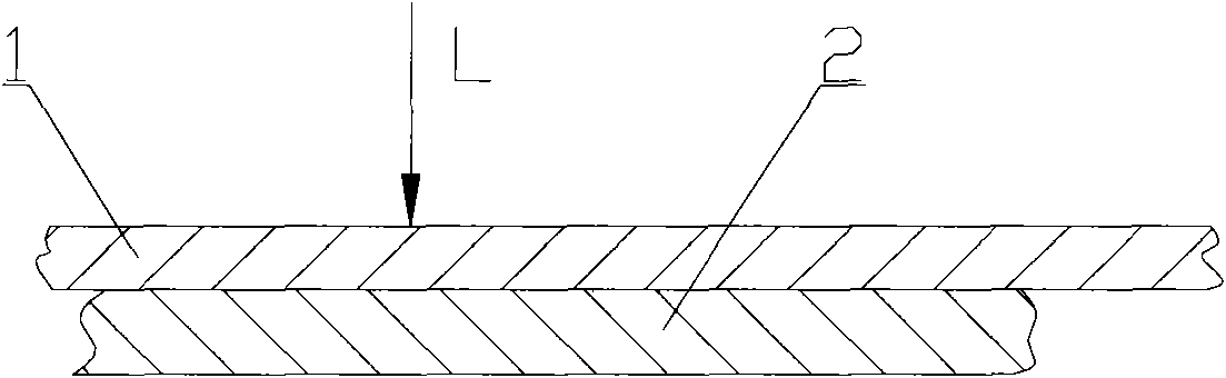 Method for welding plate material of seat of vehicle by laser