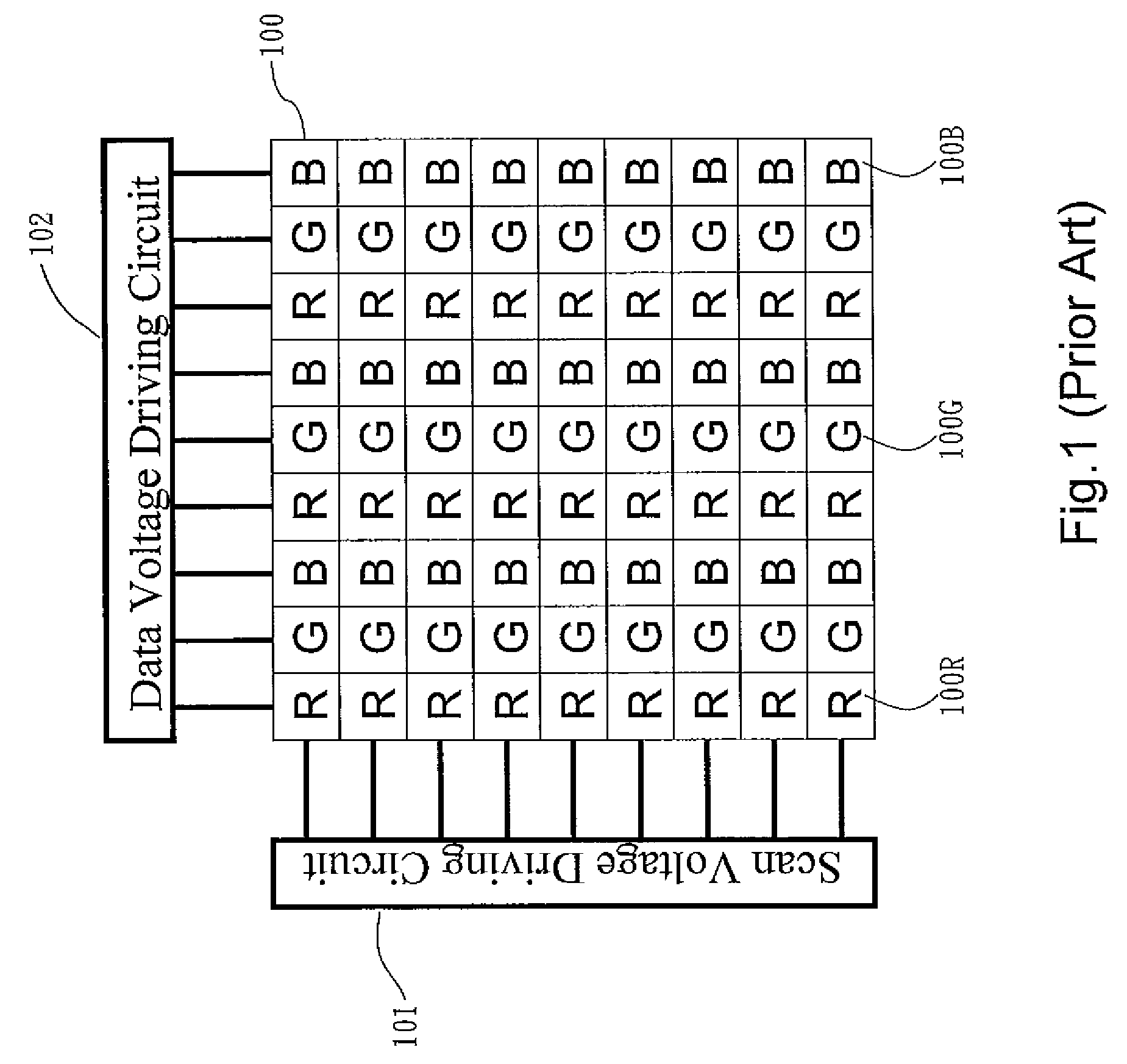 Driving circuit capable of simultaneously driving three-color bistable liquid crystals