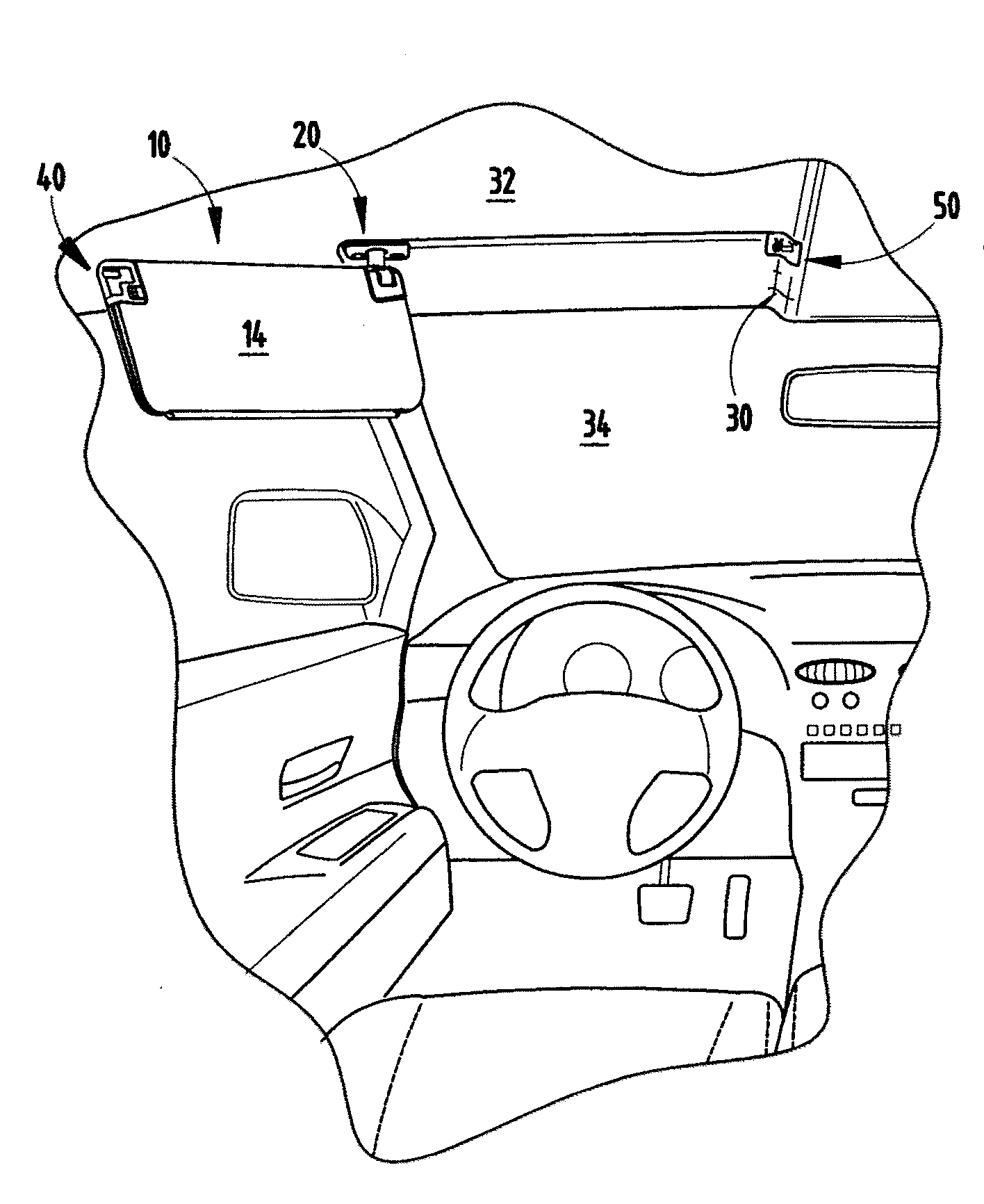 Pivoted visor assembly