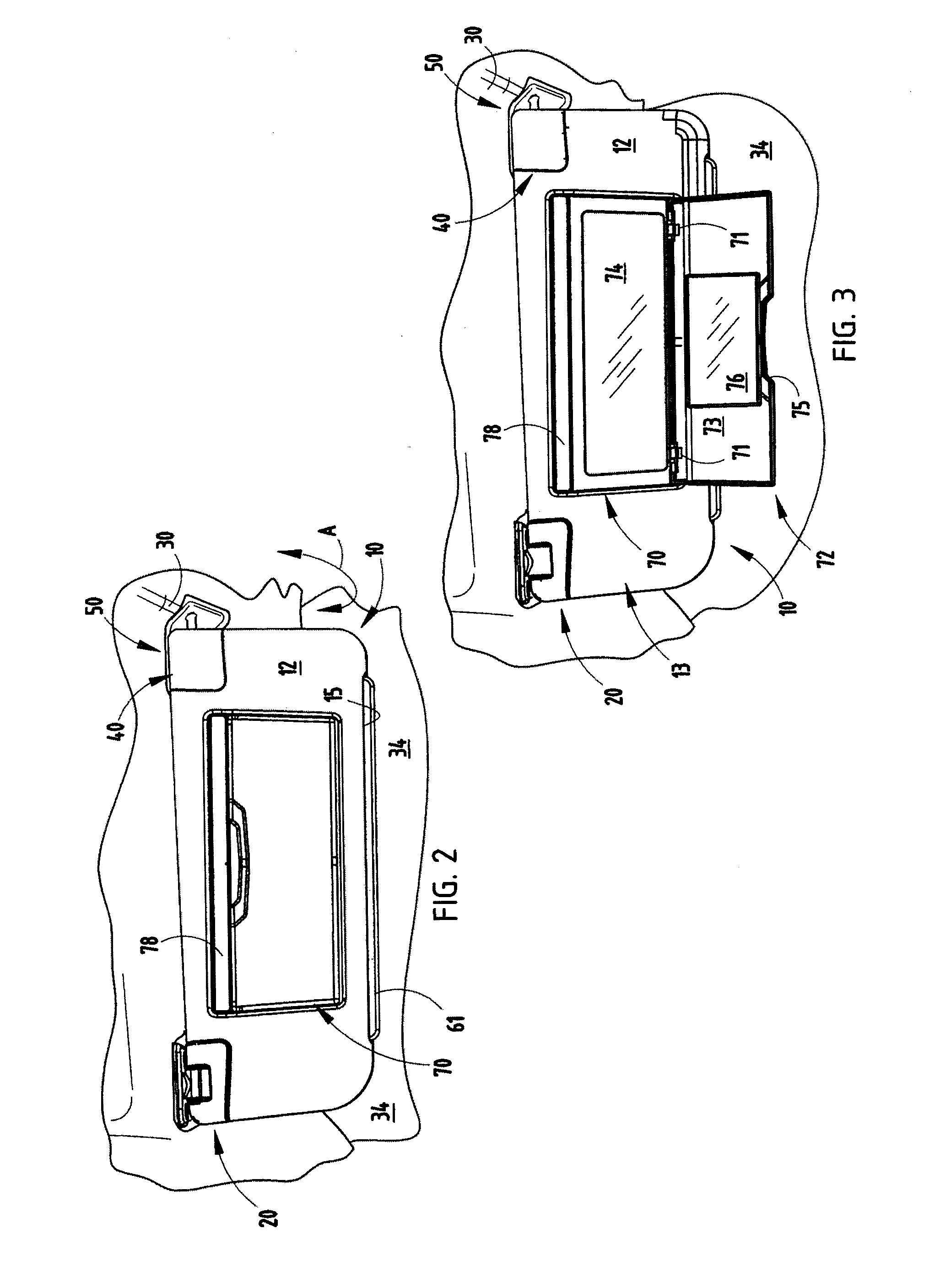 Pivoted visor assembly