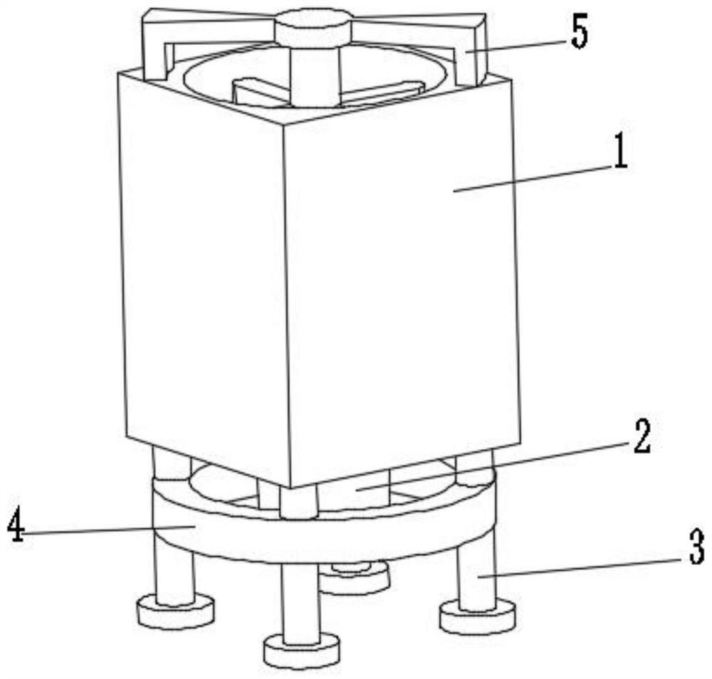 Raw material stirring device for highway engineering construction