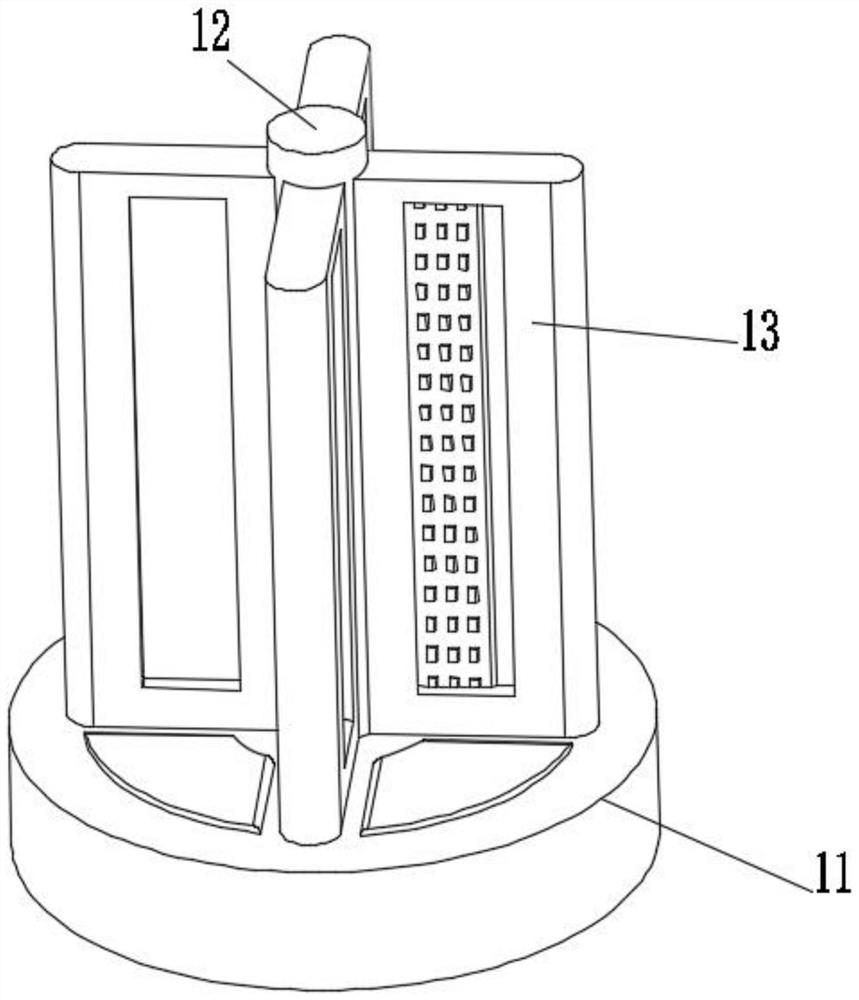 Raw material stirring device for highway engineering construction