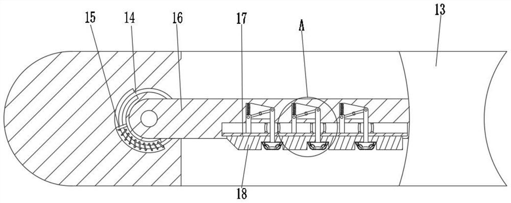 Raw material stirring device for highway engineering construction