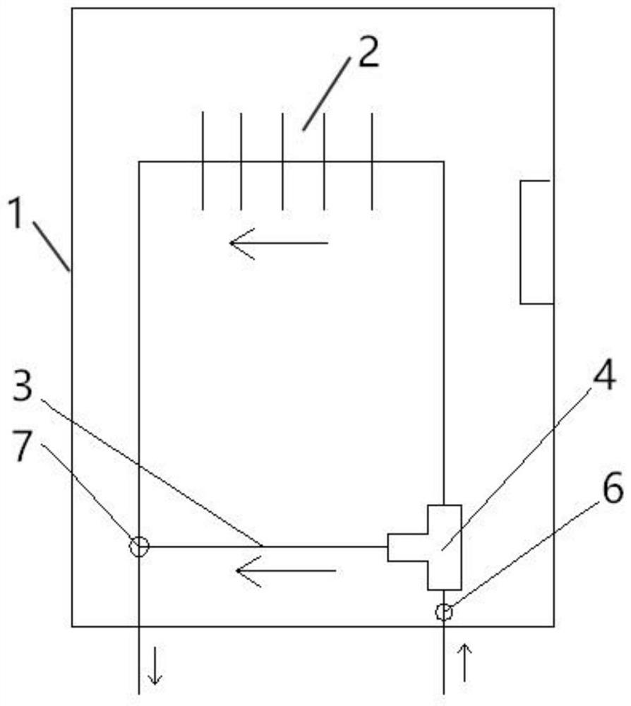 A gas water heater with a proportional three-way valve and its control method