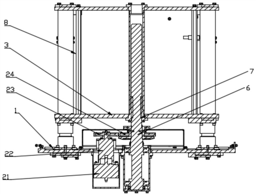 Double-channel high-precision positioning and locking device and transport vehicle