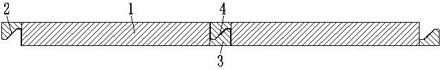 Wood floor and processing device and processing method thereof