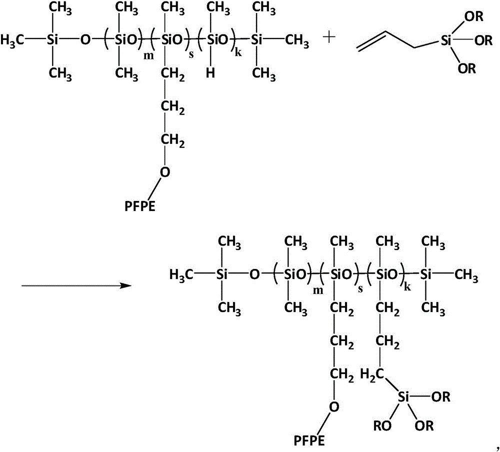 Preparation method of high-performance fingerprint-resistant agent