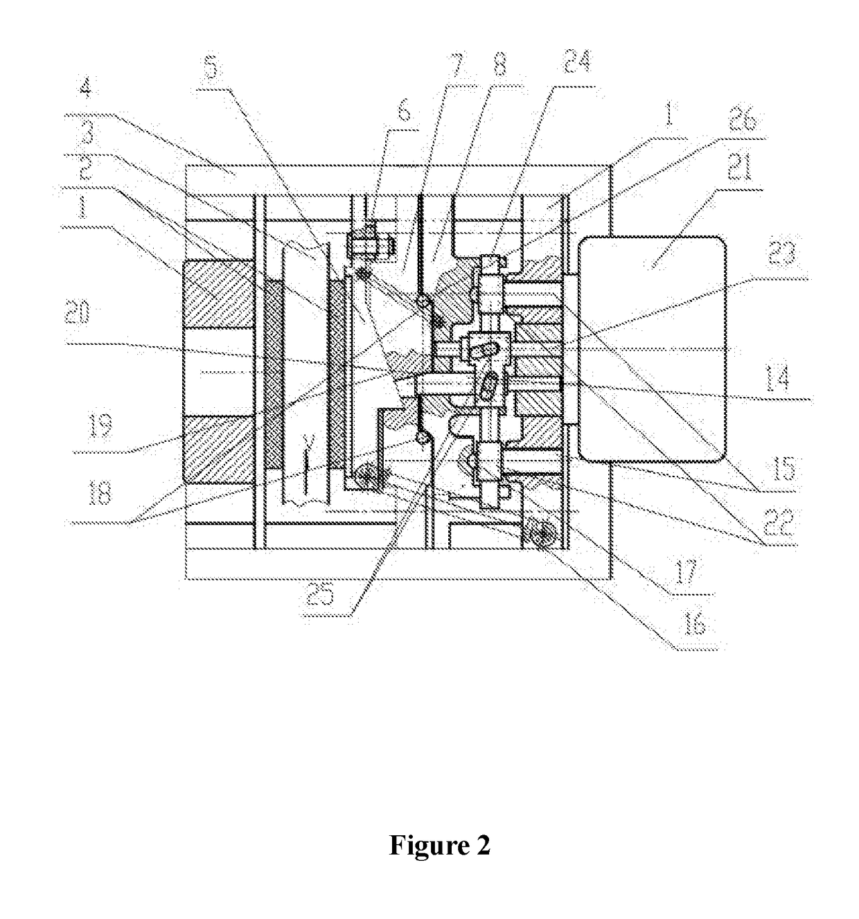 Single-side double-inclined-surface disc-type brake