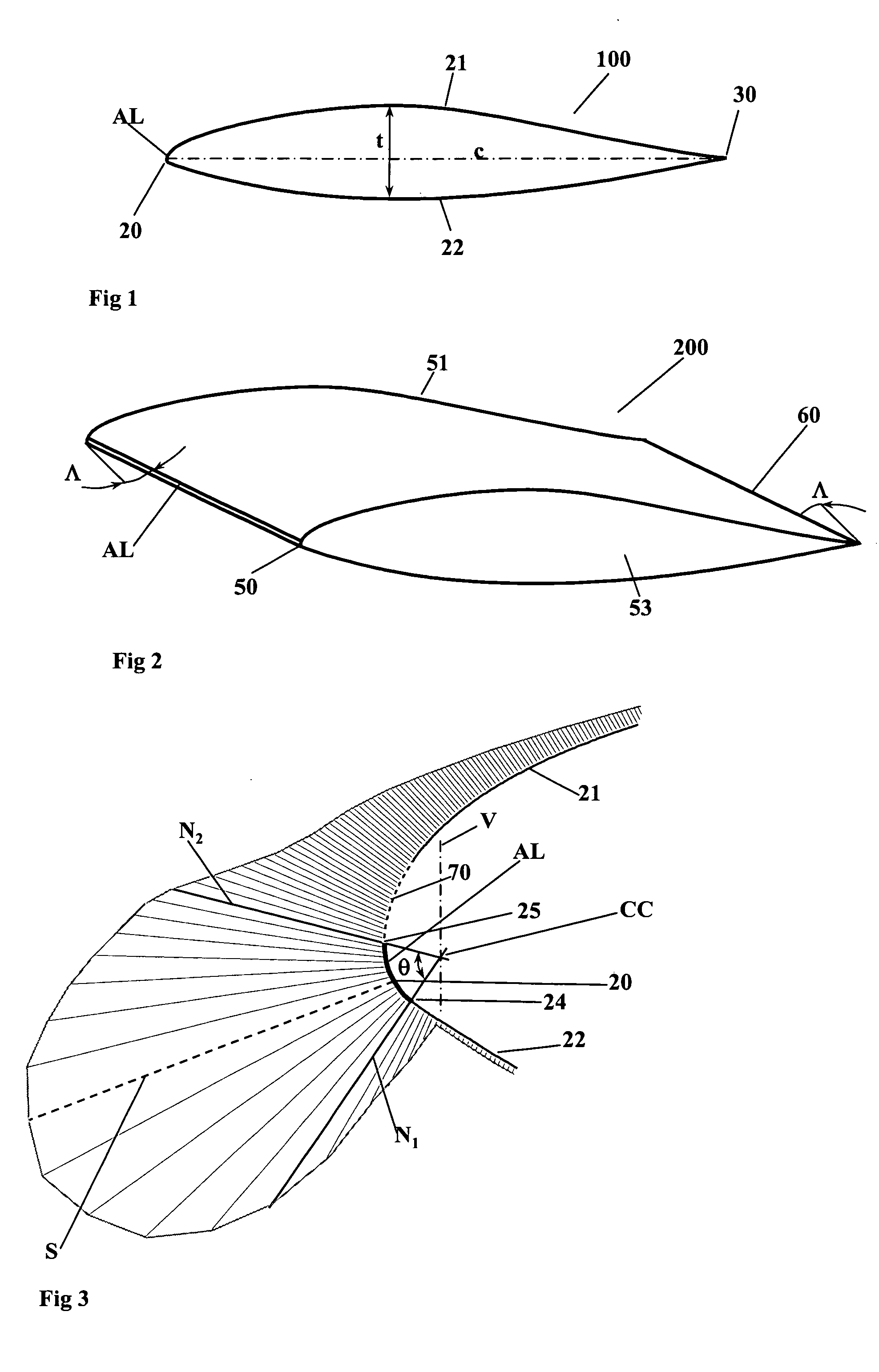 Low-drag swept wings