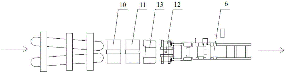 Production equipment and technique for plate-strip dual-use continuous production straight-slit submerged-arc welded pipes