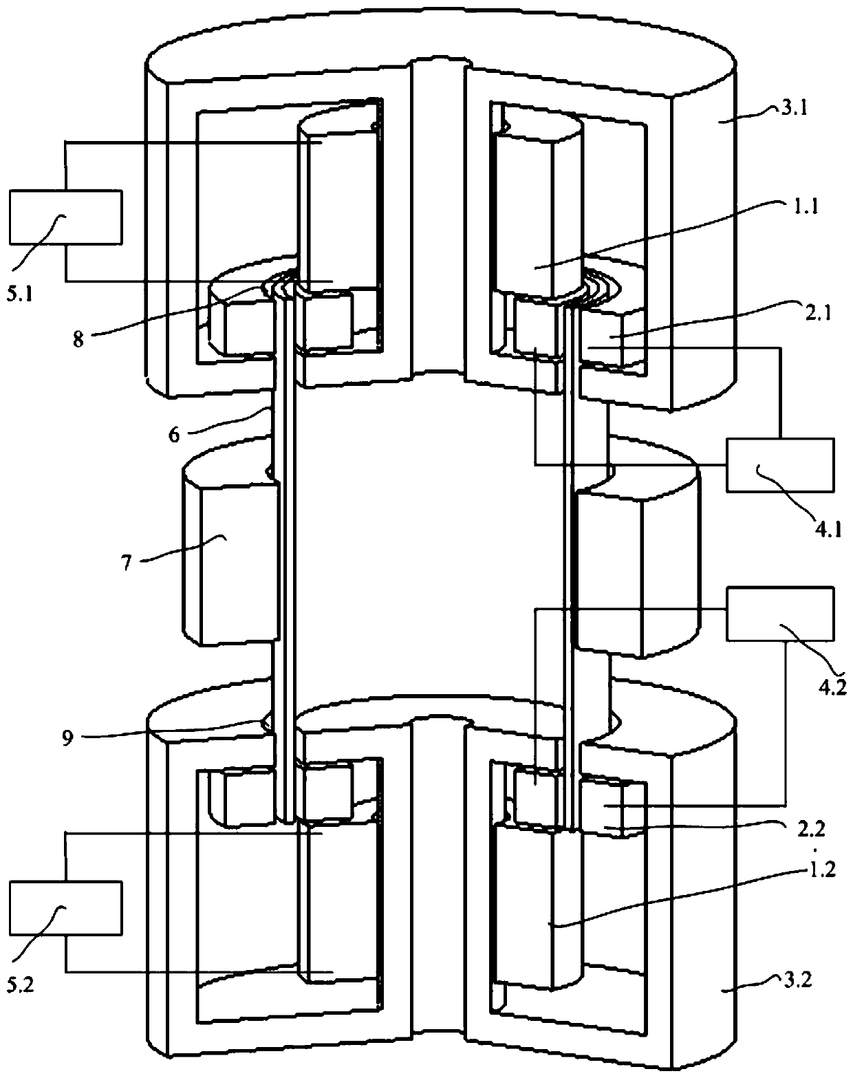 A device and method for reducing wrinkling of pipe fittings during compression by using axial electromagnetic tension