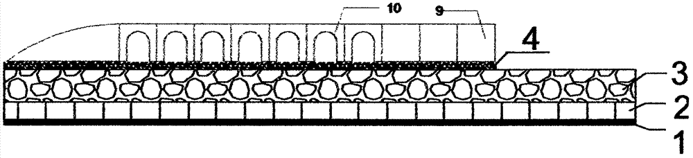 Ecological environmental-protection permeable spur dike structure