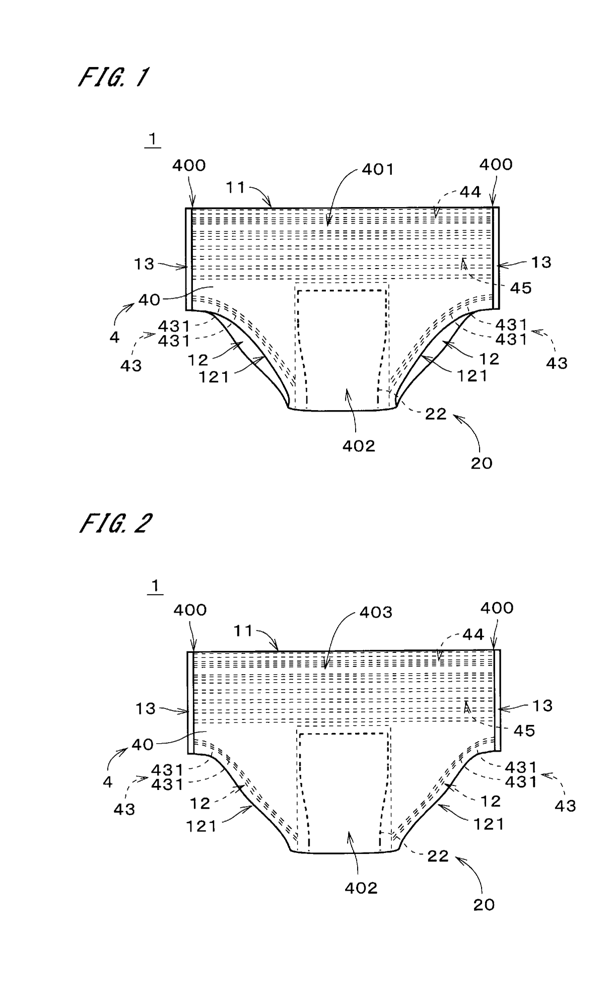 Absorbent article with elastic members