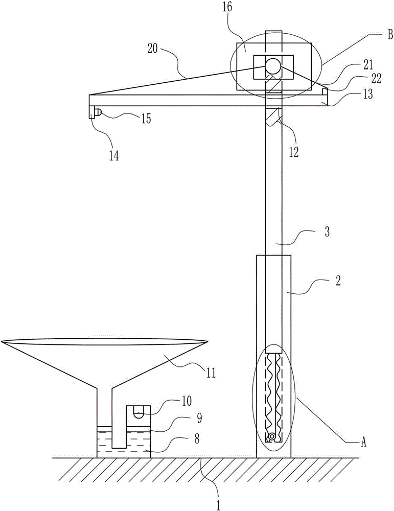 Automatic rain shielding device for animal husbandry outdoor captivity