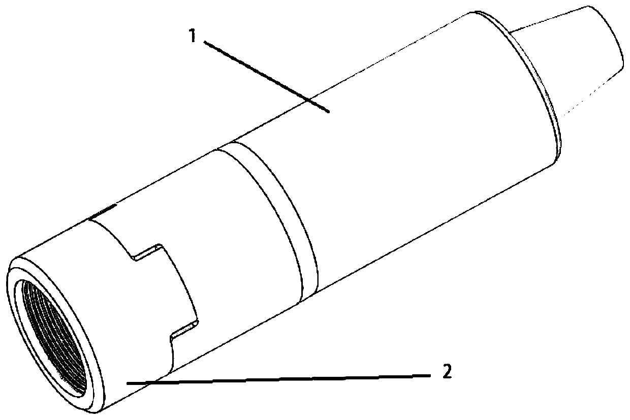 A high-frequency dynamic load rock breaking tool and its application method