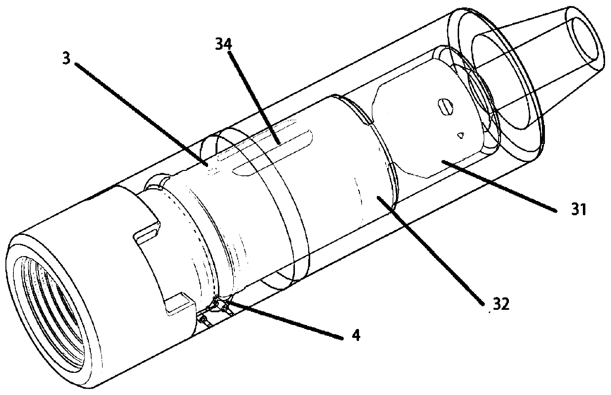 A high-frequency dynamic load rock breaking tool and its application method