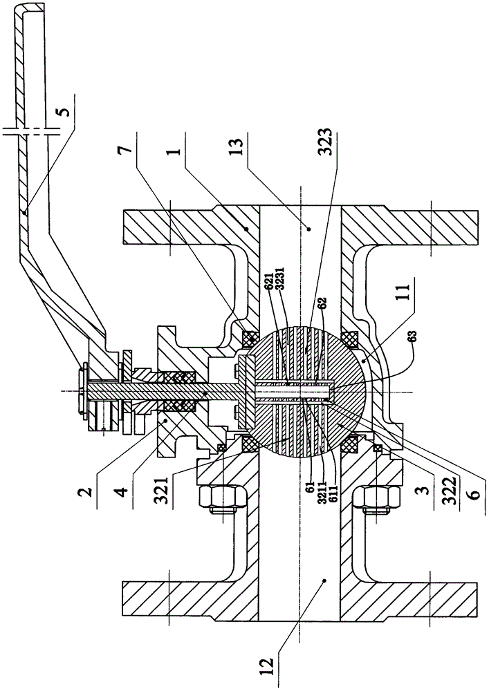 Adjusting ball valve