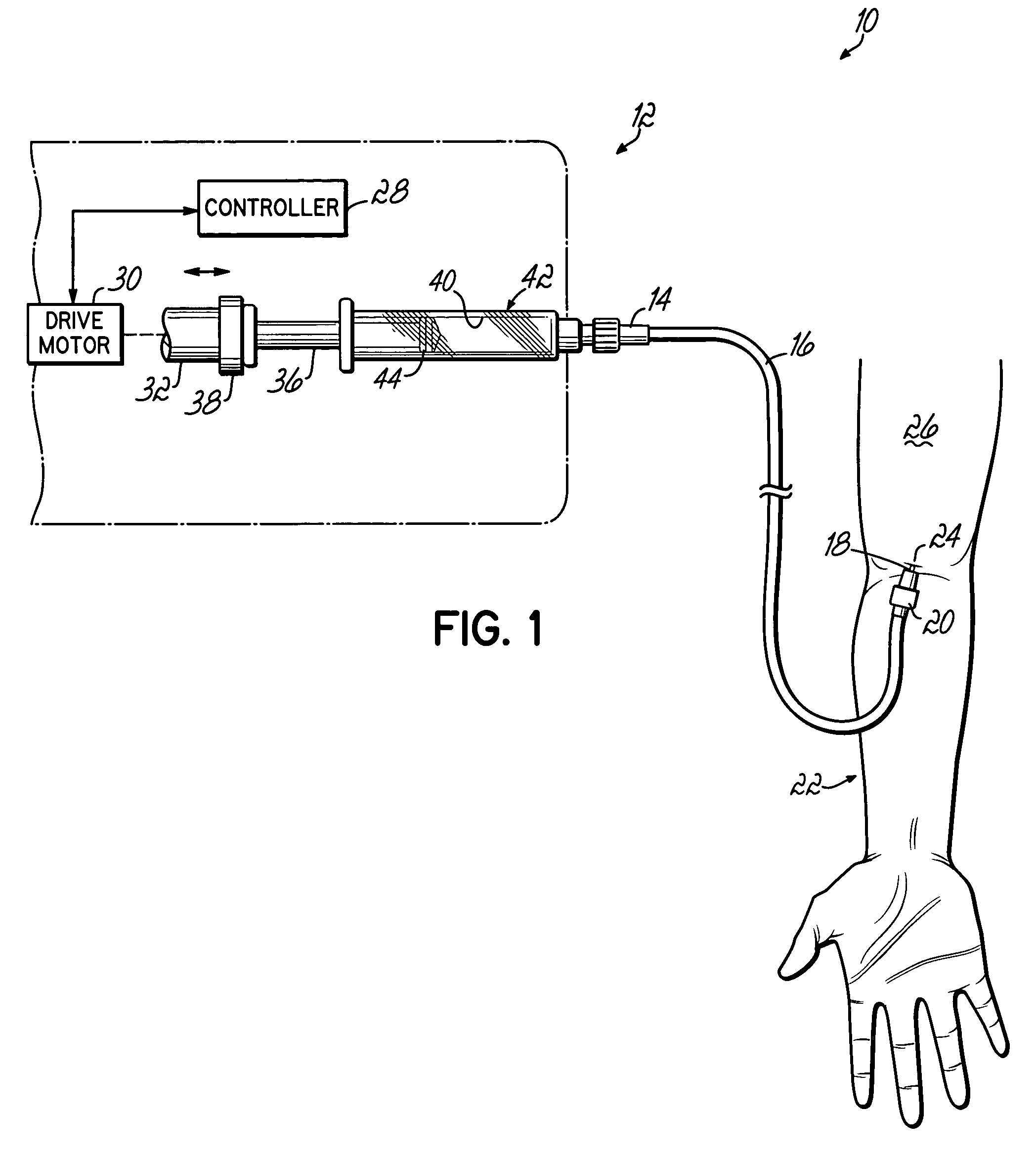 Keep vein open method and injector with keep vein open function