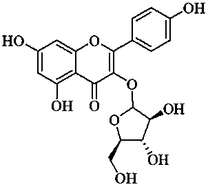 Method for extracting juglanin from apple flowers