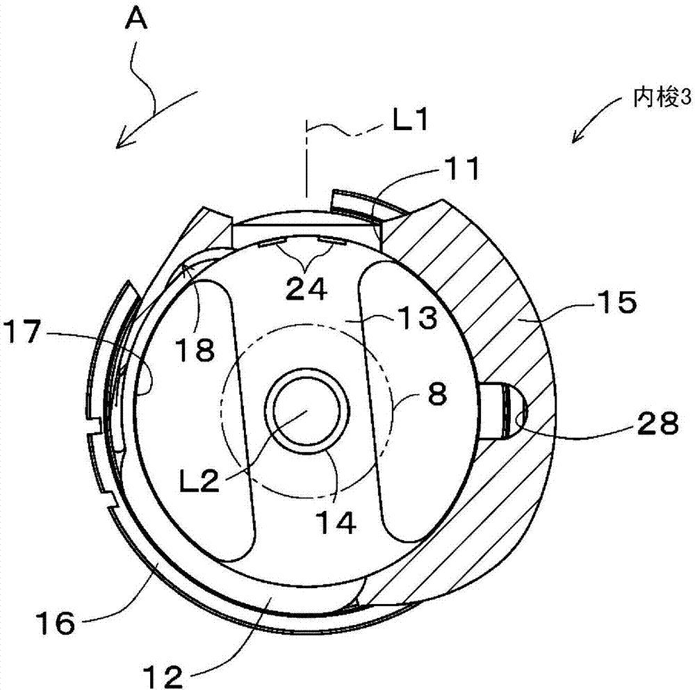 Vertical full-rotation shuttle